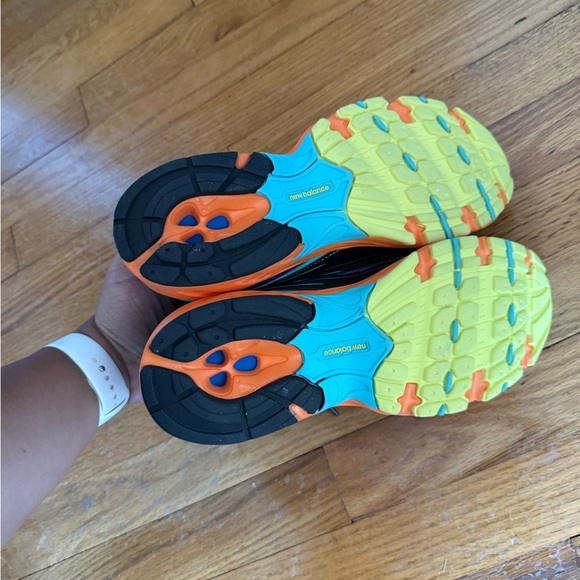 New Balance Purple and Orange Sneakers - Picture 5 of 6